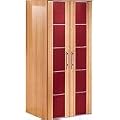1-1-2-448: - made in BRD - PC Schrank - Aktenschrank - Computerschrank buche rot