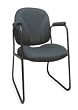Dakota Designs 1FAU1 Guest Chair, Gray