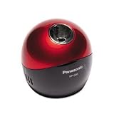 Panasonic Pencil Sharpener, Battery Operated, 3"x3"x3-1/4", Black/Red