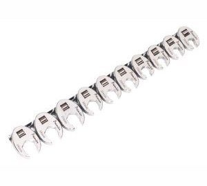 Sealey AK598 Crow s Foot Spanner Set 10pc Metric