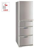 【エコポイント対象商品】三菱 420L 5ドア ノンフロン冷蔵庫（エレガントシャンパン）光ビッグ MR-B42R-N