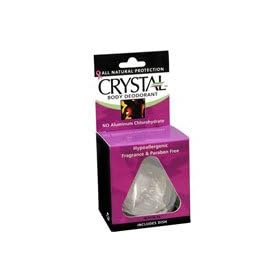 Crystal Body Deodorant with Dish Deodorants And Antiperspirants