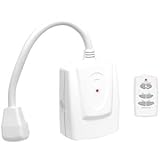 Inland Products 34001 Remote Wireless Remote Control Wall Outlet.100ft Range[open Space]