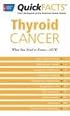 Quick FACTS Thyroid Cancer (Quickfacts)
