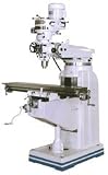 Central Machinery 2 HP, 1 Phase, 8 Speed Turret Head Knee Mill