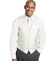 5 Button Paisley Print Wedding Waistcoat