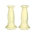 Fiesta Yellow (Newer) Pair 6 1/8 (Taper) Candlesticks