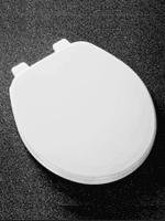 Church Round Toilet Seat Chrome Hinge White 540CPWH