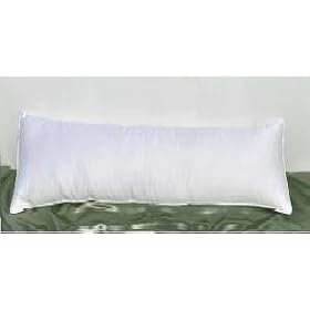 BODY-MATERNITY DOWN LIKE PILLOW-19"x42"-ANTI DUST MITE +FREE 100% COTTON PILLOW CASE