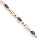 14k Sapphire and Diamond Bracelet