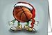 Basketball Christmas Card