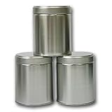 Tea Tins Wide -- Set of 3