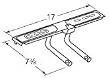 Aluminized Steel Ring Burner with Ignitor for Sunbeam Grills