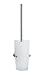 Toilet Brush - fantastic and cutting edge (Brushed Nickel) (15H x 4W x 4D)