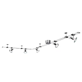 Eurofase F5MA-05 Marte 5-Light Duo Track Kit, Chrome