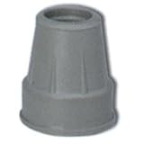 Cane Tips 3/4 Inches Grey Color by Apex-Carex - 1 Pair (#A725-00)