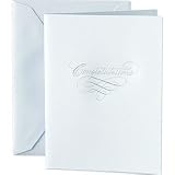 Engraved Congratulations Greeting Card