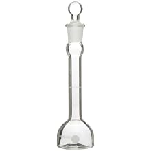 Chemglass CG-1600-02 Glass Class A Volumetric Flask, with Glass Stopper