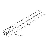 Stainless Steel Pipe Burner for Ducane, BBQ Grillware, Lazy Man, Weber, Great Outdoors, Jenn-Air, Vermont Castings, Tuscany, Perfect Flame, Kenmore, Thermos, Charbroil, Charmglow and Brinkmann Grills