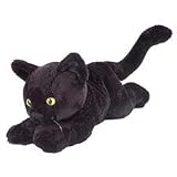 Plush Floppy Black Shorthair Black Cat 7