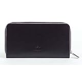 Black White Solid Colors Baekgaard Leather Brights Vivid Vibrant chic Genuine leather hold everything wallet