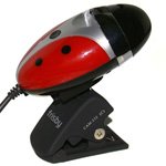 USB Night Vision, w/Integrated Mic Lady bug 1.3 MP Webcam, Video-conferencing