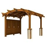12x12 Sonoma Pergola in Redwood