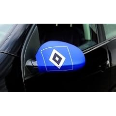 1 Paar mFLAX Aussenspiegelflagge Gr. M Hamburger SV