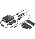 Universal KFZ-Netzteil f&uuml;r Notebooks, 12V auf 15-24V, max. 5A, 100W, + USB
