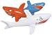 3 Inflatable SHARKS/Shark INFLATES/Party DECORATIONS/DECOR/FAVORS 24