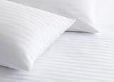 4 Pack Luxury 250TC Satin Stripe Pillow Roll