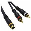 Cables To Go - 29128 - 50ft Velocity S-Video / RCA Audio Combination Cable