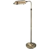 Verilux Heritage Natural Spectrum Deluxe Floor Lamp, Antiqued Brushed Brass