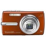 Olympus Stylus 830 8-Megapixel Digital Camera with case - Orange