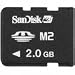 Sandisk - Memory Stick Micro M2 2 GB Memory Card