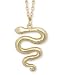 Gold Toned Snake Necklace