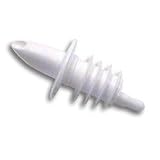 Medium White Plastic Pourer (04-0186)