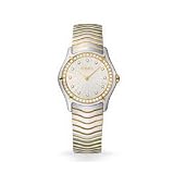 Ebel Watches - Ebel Classic Lady Two Tone Steel and 18k Gold with Diamond Bezel and Diamond Hour... 