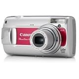 Canon Powershot A470 Digital Camera - Red - Refurbished by Canon U.S.A.