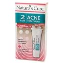 Nature's Cure Two-Part Acne Treatment System, for Women, 1 month supply (60 Tablets, 1 Ounce Cream)
