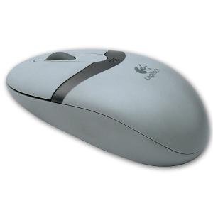 Logitech Cordless Optical 3-Button Mouse - White