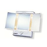 Conair TM7L Illumina Collection Three Panel Lighted Makeup Mirror
