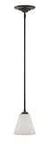 Quoizel KRA1506WT Kara Light Rod Hung Mini Pendant Light, Western Bronze [並行輸入品]