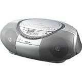 Sony CFD-S350 CD/Cassette Portable Boombox (Silver)