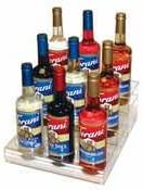 Cal-Mil P296 2-Tier 12 x 16 x 6.25" 6-Bottle Syrup Merchandiser