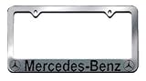 Mercedes License Plate Frame Logo