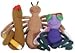 DIARY OF A WORM AND FRIENDS PLUSH FINGER PUPPET PLAYSET Characters by Doreen Cronin