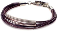 Boccia Damen-Armband 5 Leder Braun, 2 Rohre, Rose Gp 0351-03 Preisvergleich