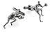 Brushed silver plated finish basketball player cufflinks with presentation box. Made in the U.S.A