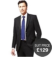 Big & Tall Slim Fit 2 Button Jacket with Wool